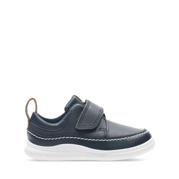 Clarks Boys Cloud Ember Toddler Casual Shoes Navy | USA-1459362